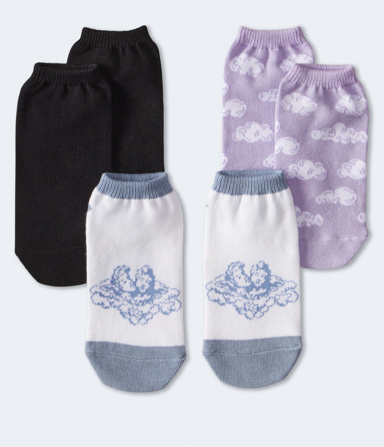 

Комплект носков до щиколотки Angel Clouds, 3 шт. Aeropostale, синий