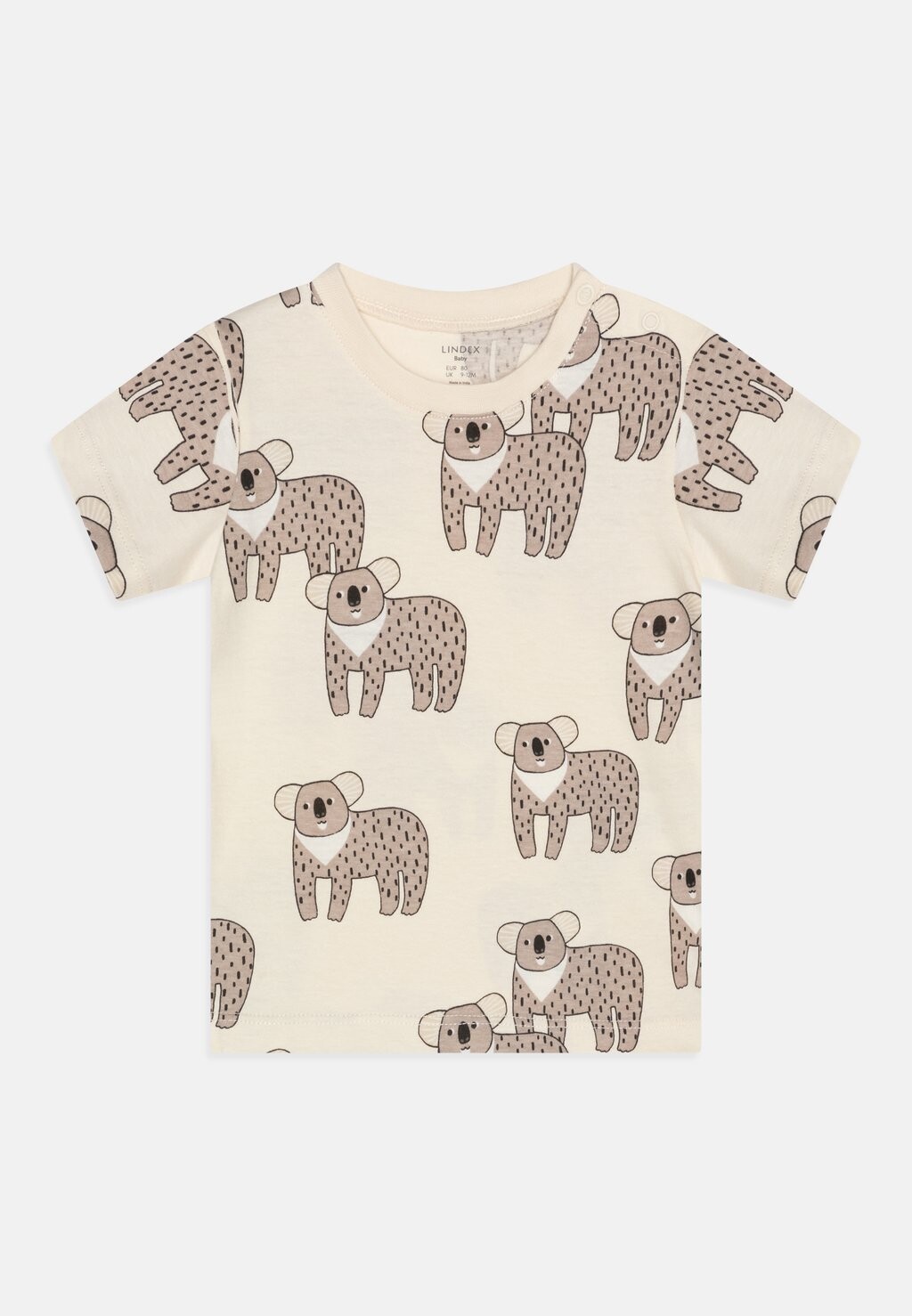 

Футболка с принтом KOALA UNISEX Lindex, цвет light beige