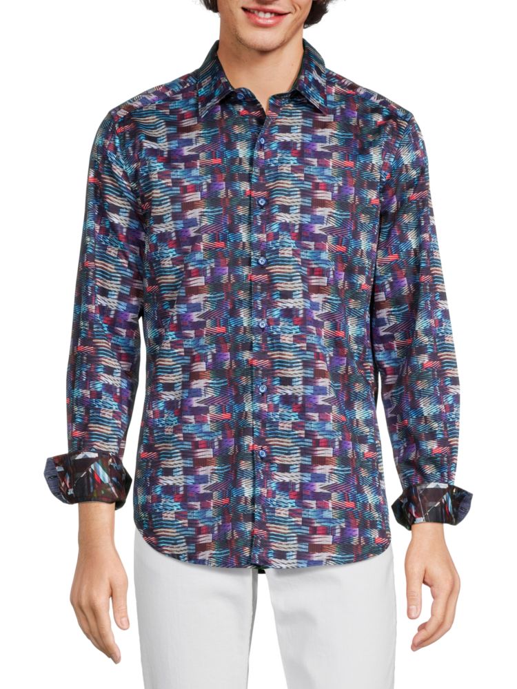 

Рубашка с принтом Logan Classic Fit Robert Graham, цвет Multi