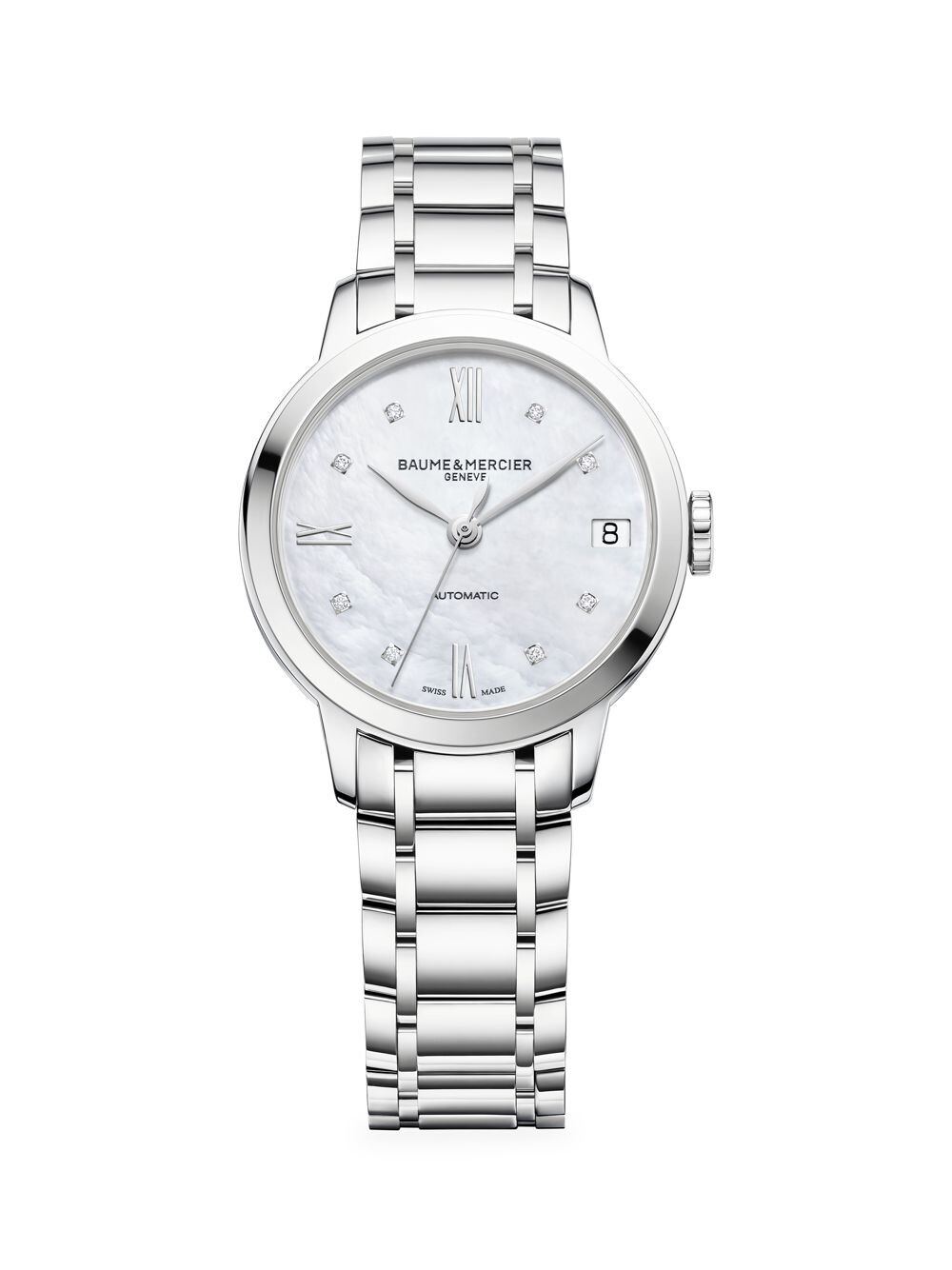 

Часы Classima с браслетом из нержавеющей стали и бриллиантов Baume & Mercier