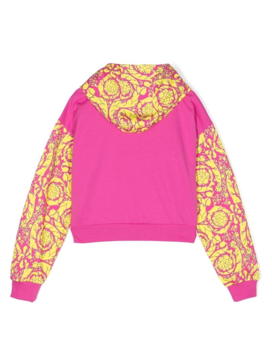 

Versace Kids худи Barocco Silhouette, розовый