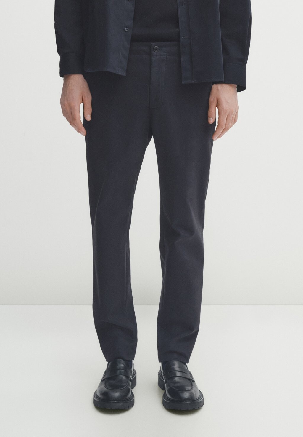 

Чинос Massimo Dutti, темно-синий