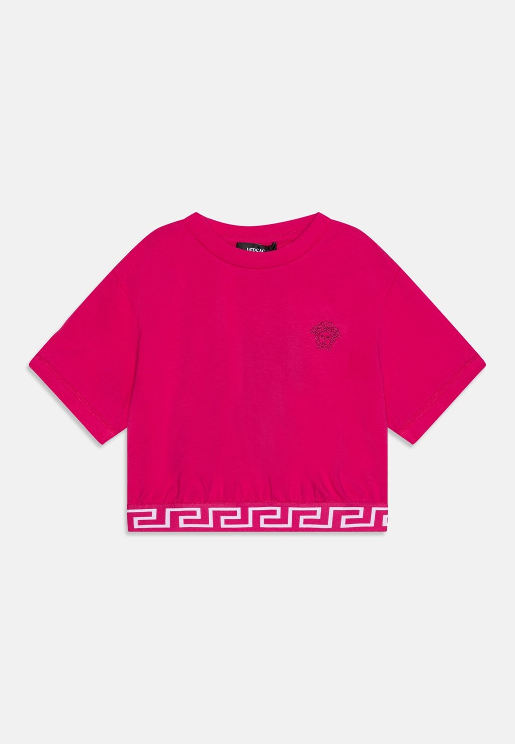 

Футболка с принтом Medusa Embroidery Versace, цвет fuxia