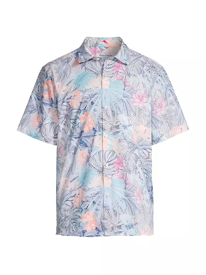 

Рубашка Glow Palms Bahama Coast Tommy Bahama, цвет light sand dollar