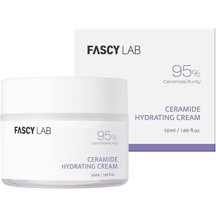 

Корейский увлажняющий крем Lab Ceramine Cream премиум-класса с гиалуроновой кислотой для сухой кожи, 1,69 жидких унции., Fascy