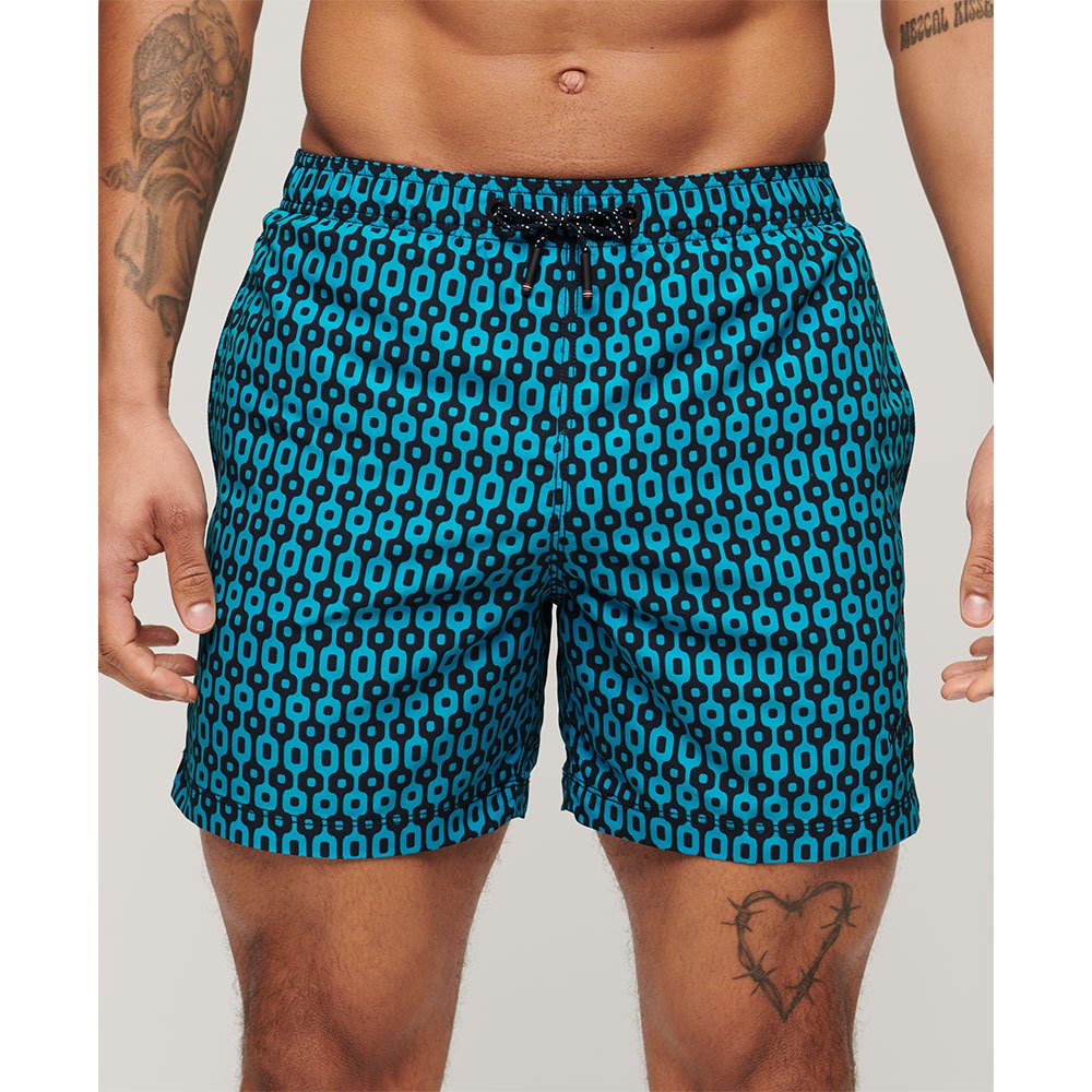 

Шорты для плавания Superdry Printed 15´´ Swimming Shorts, синий