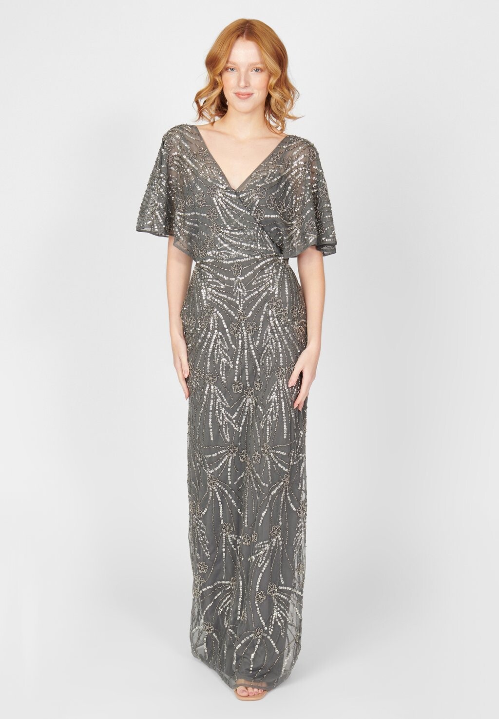 

Длинное платье Embellished Sequins BEAUUT, цвет charcoal