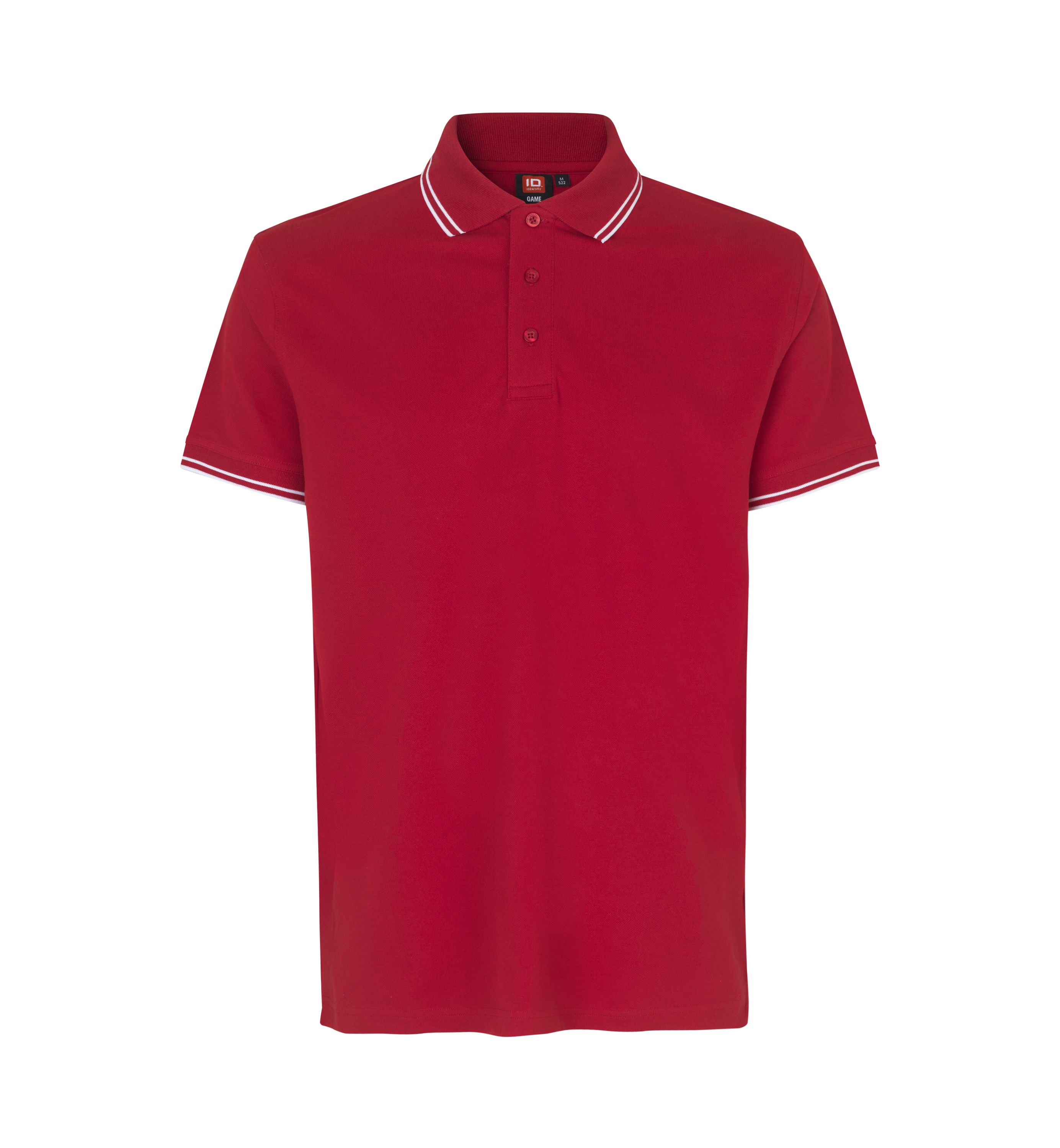 Поло IDENTITY Polo Shirt stretch, красный