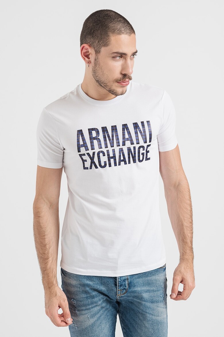 

Футболка с логотипом Armani Exchange, белый