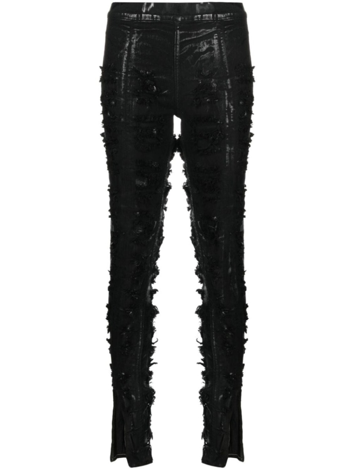 

Rick Owens DRKSHDW легинсы Broken с разрезами, черный