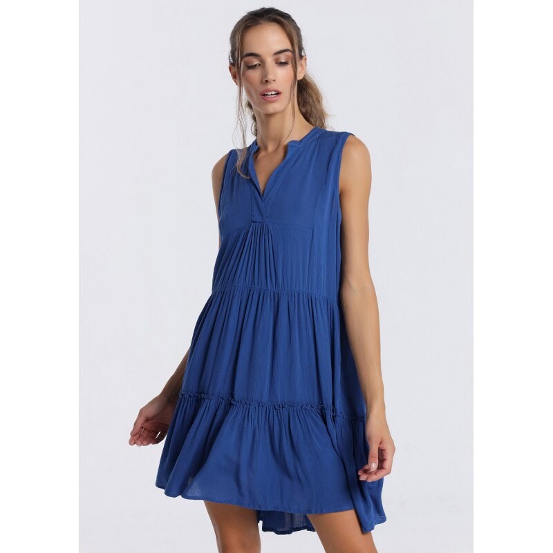

Короткое платье Lois Jeans 132989-44752-2252 Sleeveless, синий