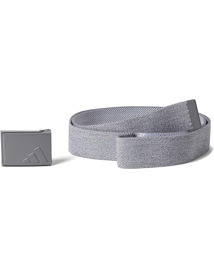 Ремень Adidas Golf Stretch Heather Web Belt Reversible, цвет Grey Three