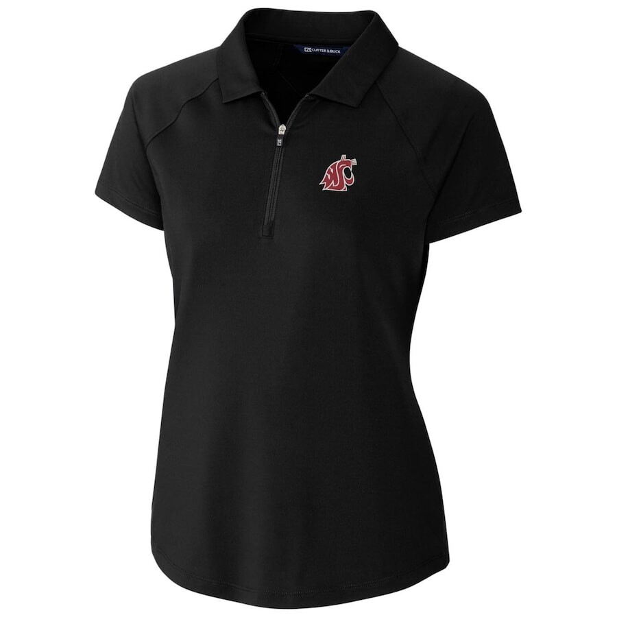 

Поло с коротким рукавом Cutter & Buck Washington State Cougars, черный