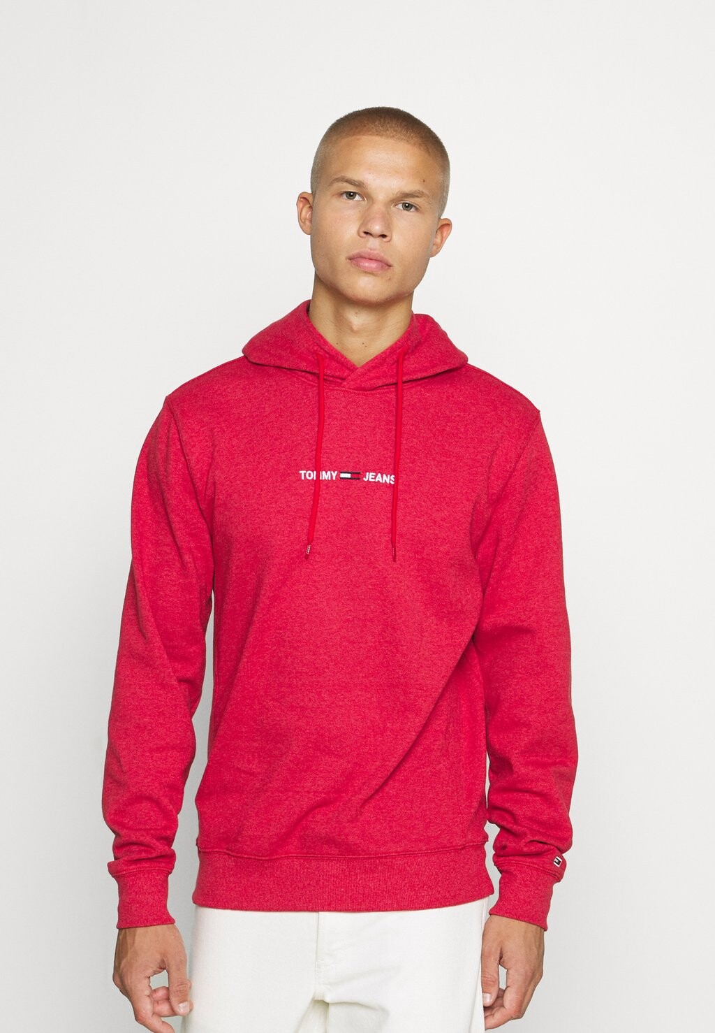 

Толстовка STRAIGHT LOGO Tommy Jeans, темно-малиновый, Красный