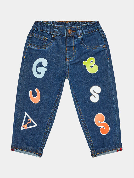 

Джинсы свободного кроя Guess, синий