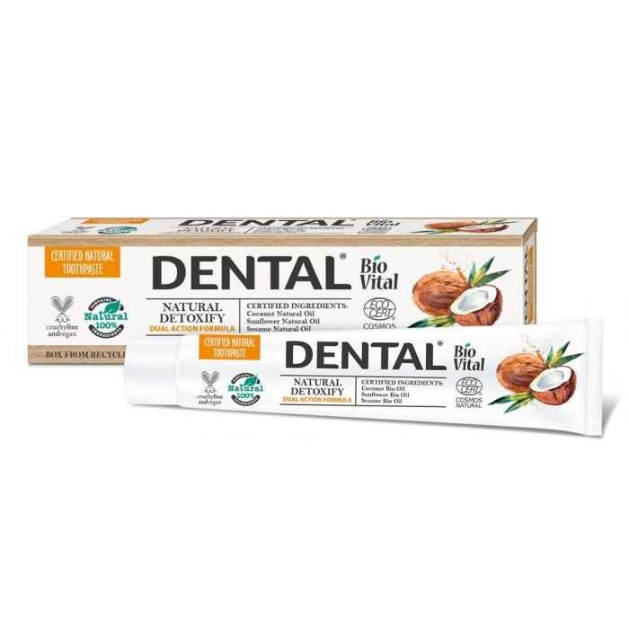 

Зубная паста Pasta de Dientes Natural Detoxify Bio Vital, 75 ml