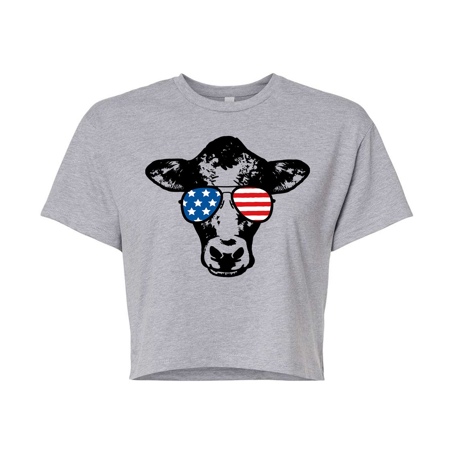 Укороченная футболка с очками и очками с коровьим флагом для юниоров Licensed Character