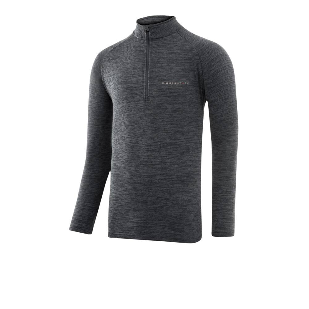 

Спортивный топ Higher State L/S Raglan 1/4 Zip Neck, серый