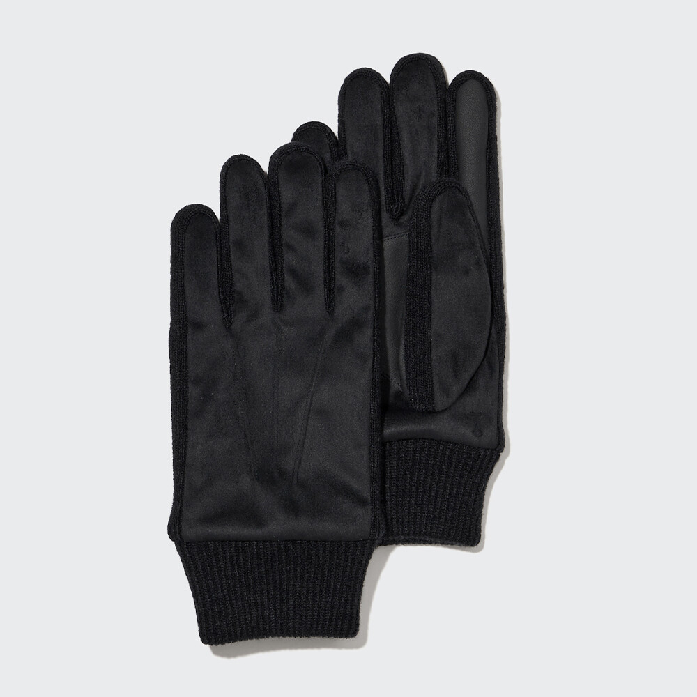 

Мужские/женские перчатки Uniqlo на подкладке HEATTECH (новый стиль для осени и зимы с толстым сенсорным экраном)