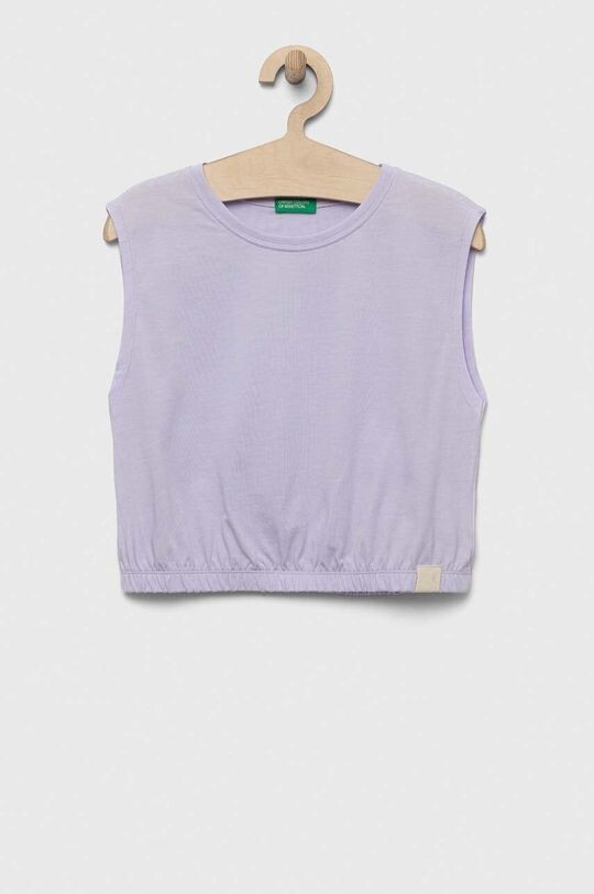 

Детский топ United Colors of Benetton, фиолетовый