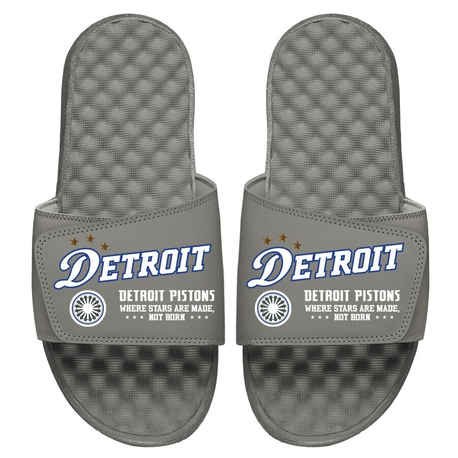

Шлепанцы ISlide Detroit Pistons, серый