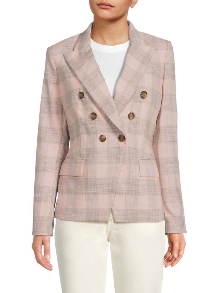 

Приталенный пиджак в клетку Tommy Hilfiger, цвет Balerina Pink