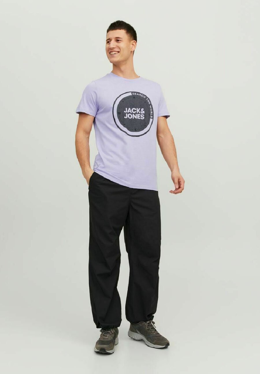 

Футболка с принтом Jack & Jones, сиреневый, Фиолетовый