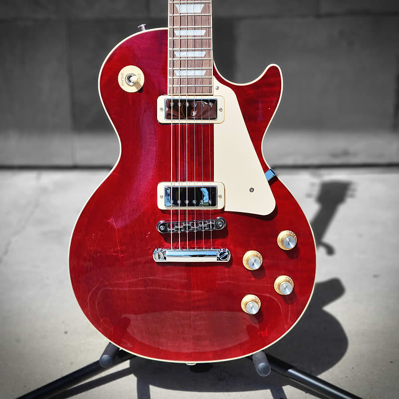 Электрогитара Gibson Les Paul 70s Deluxe Wine Red