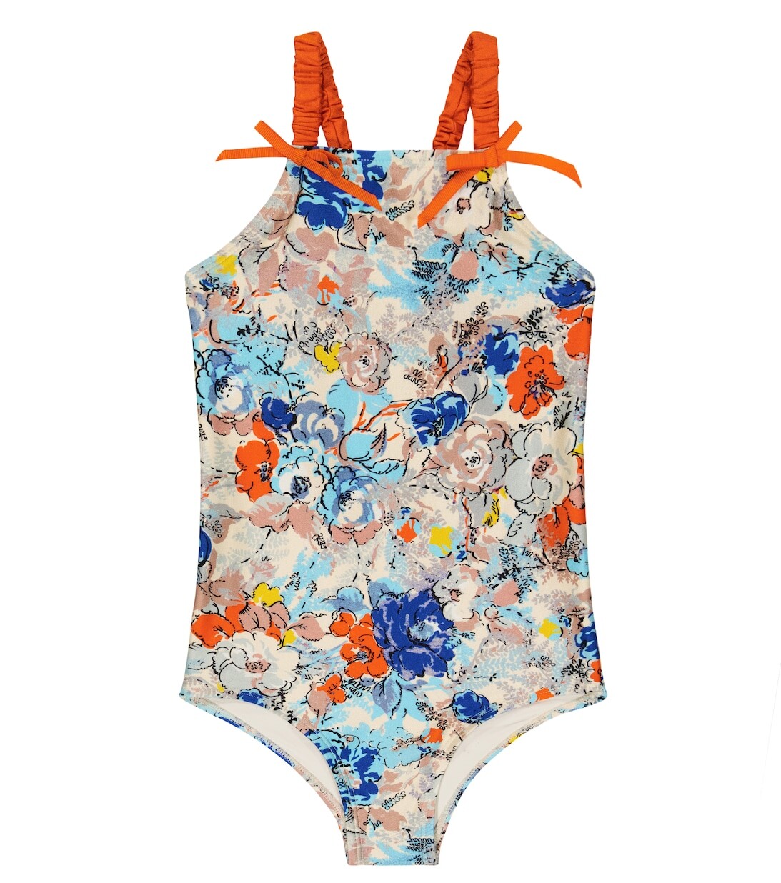 

Купальник Clover с цветочным принтом Zimmermann Kids, разноцветный