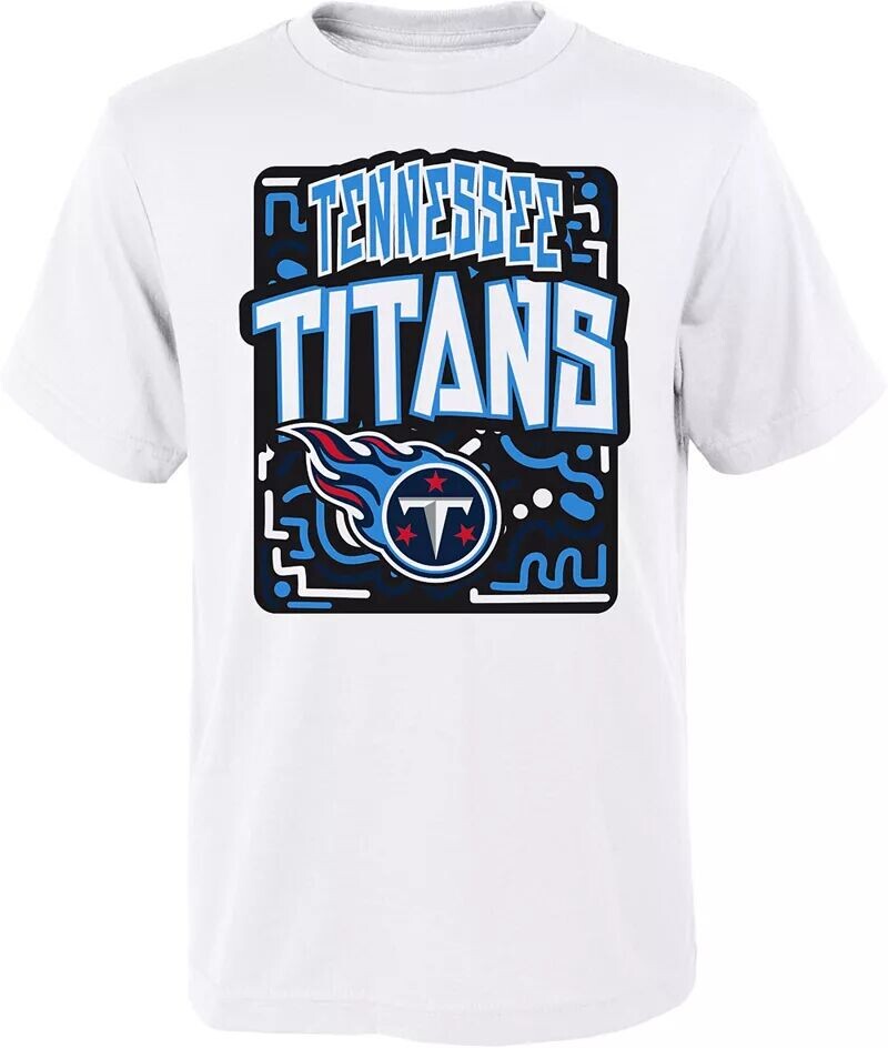 

Nfl Team Apparel Молодежная белая футболка Tennessee Titans Tribe Vibe