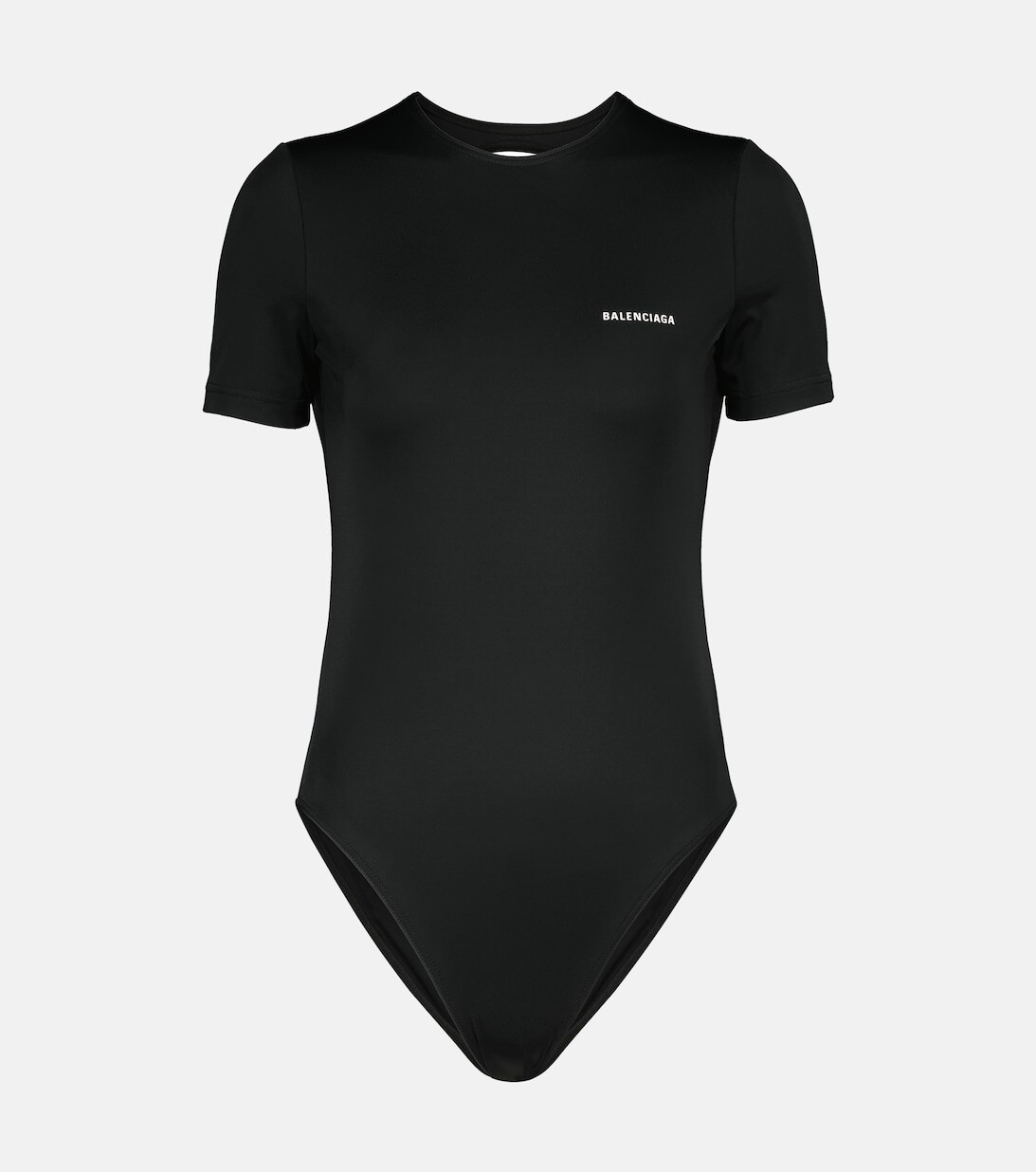 

Эластичный купальник BALENCIAGA, черный