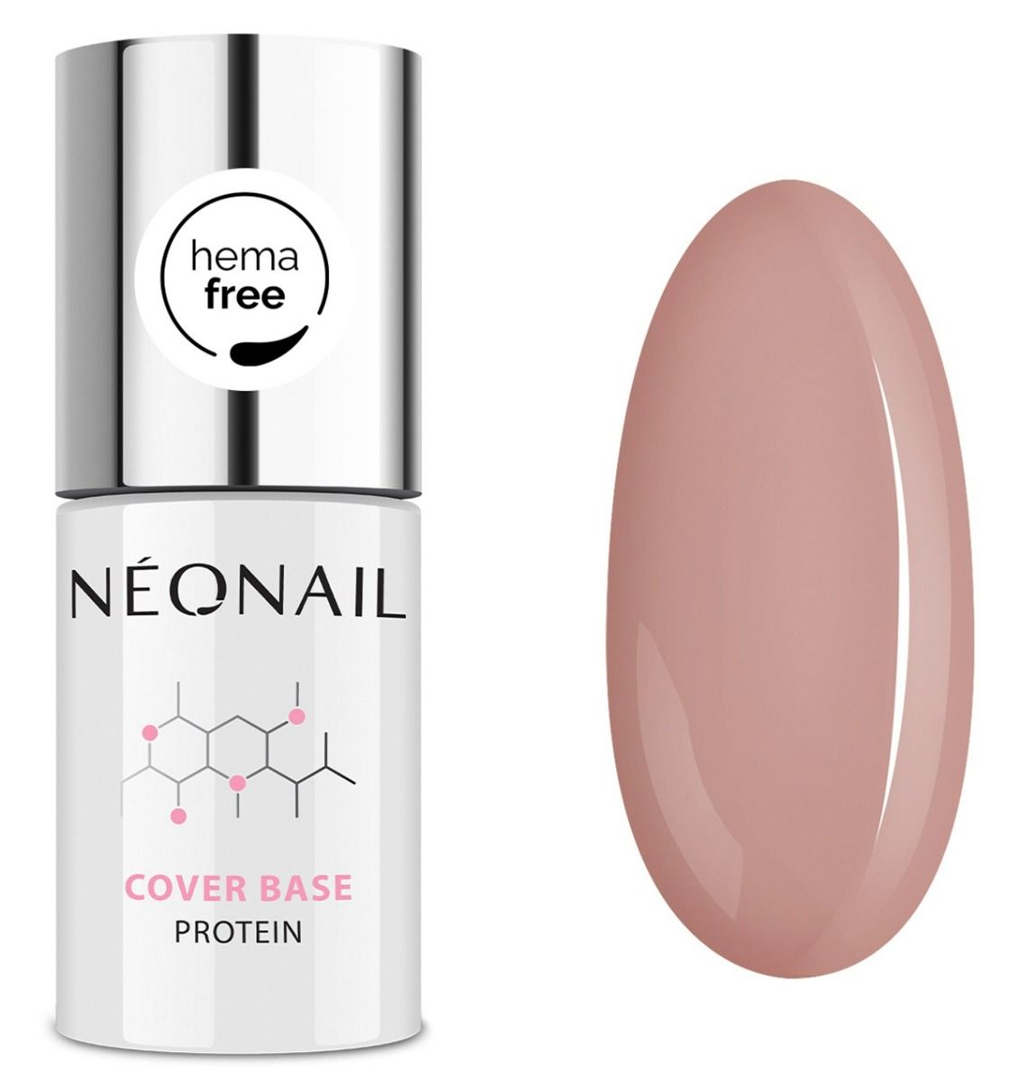 Neonail Cover Base Protein база для гибридного лака, Cream Beige