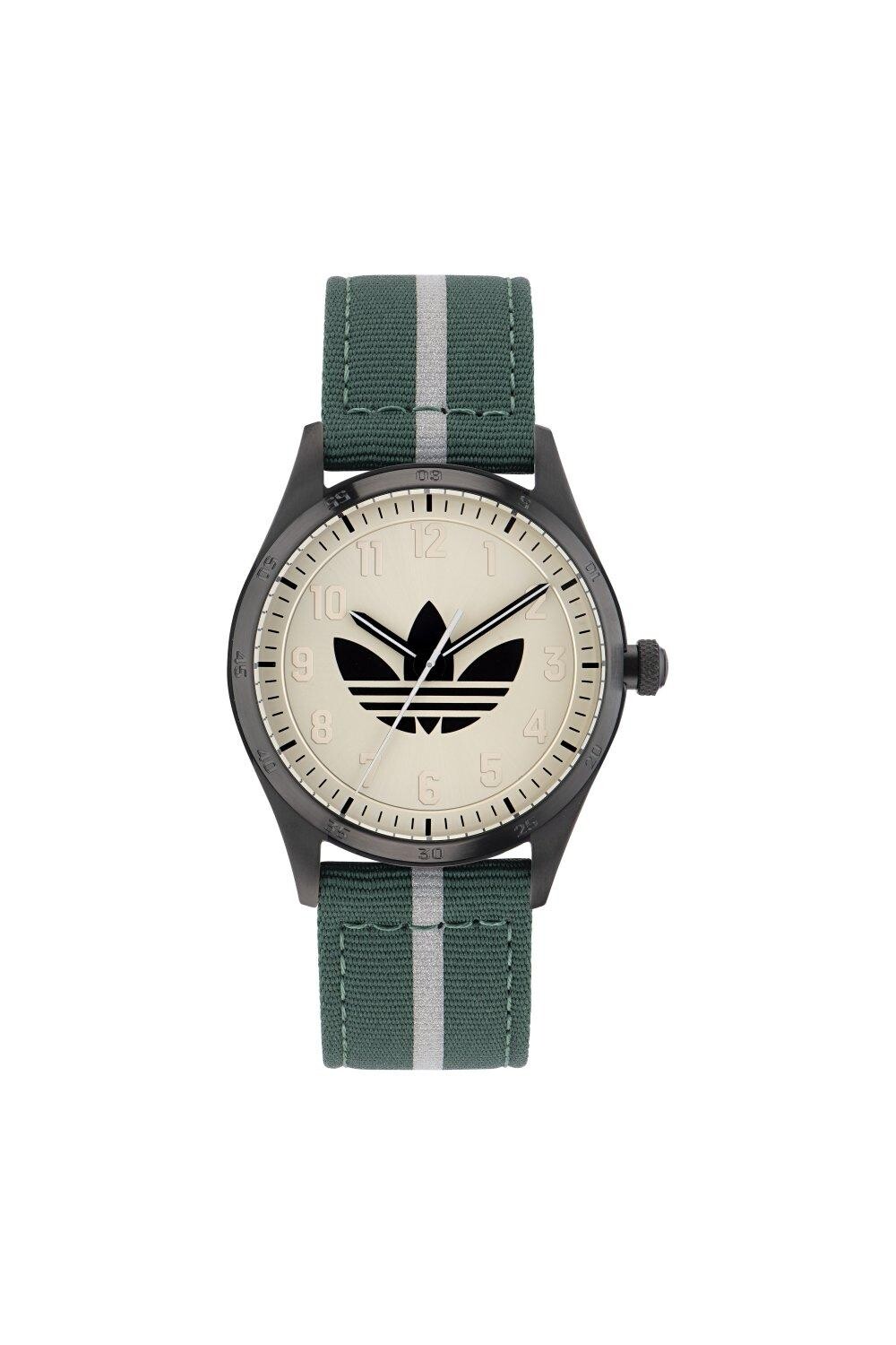 

Модные аналоговые кварцевые часы Code Four из нержавеющей стали - Aosy23042 adidas Originals, белый
