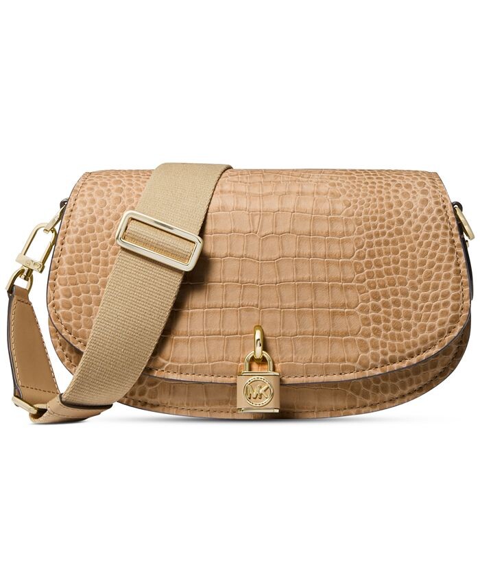 

Слинг-мессенджер Mila Medium East West Michael Kors, тан/бежевый