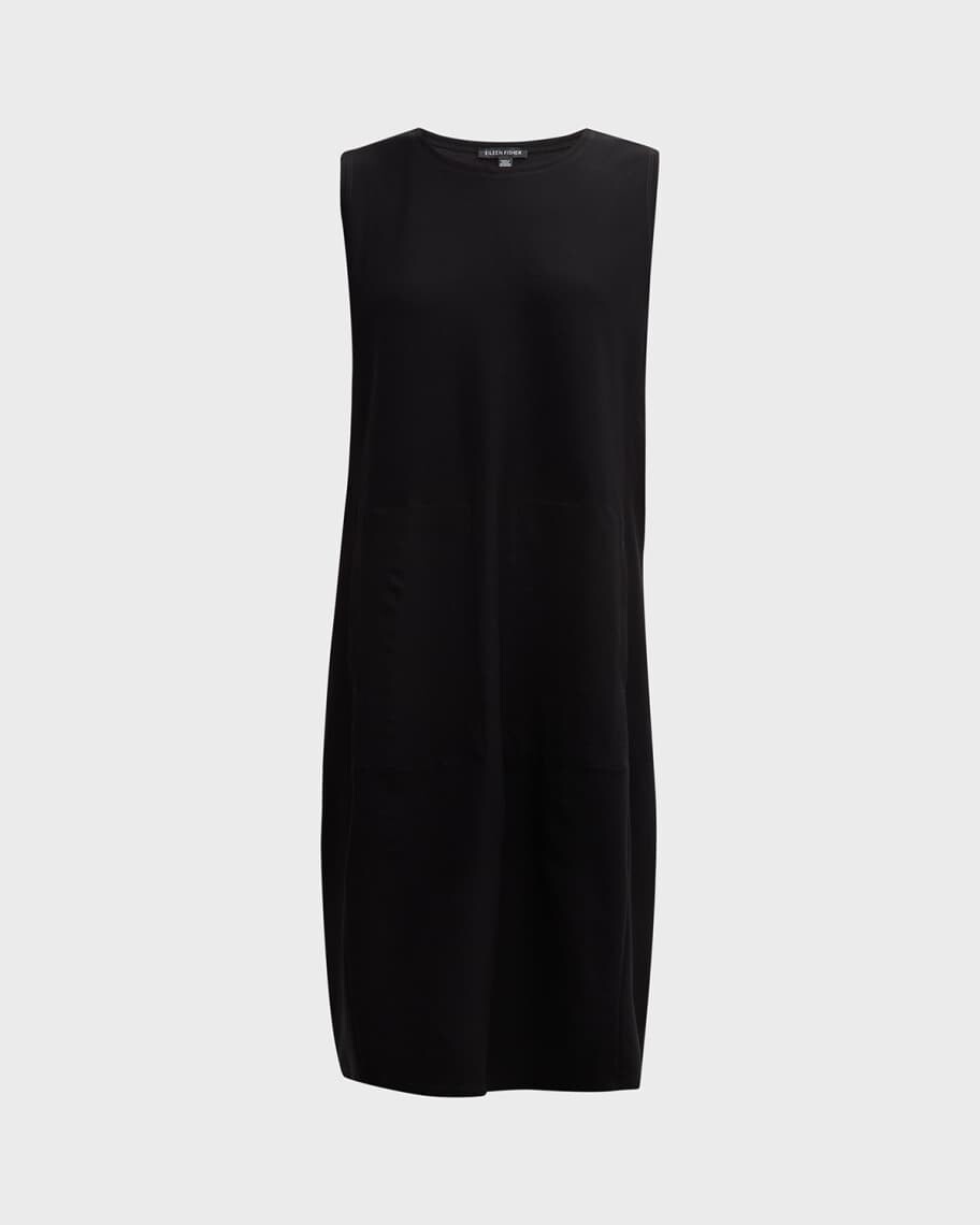 

Платье Missy из эластичного крепа с круглым вырезом Eileen Fisher