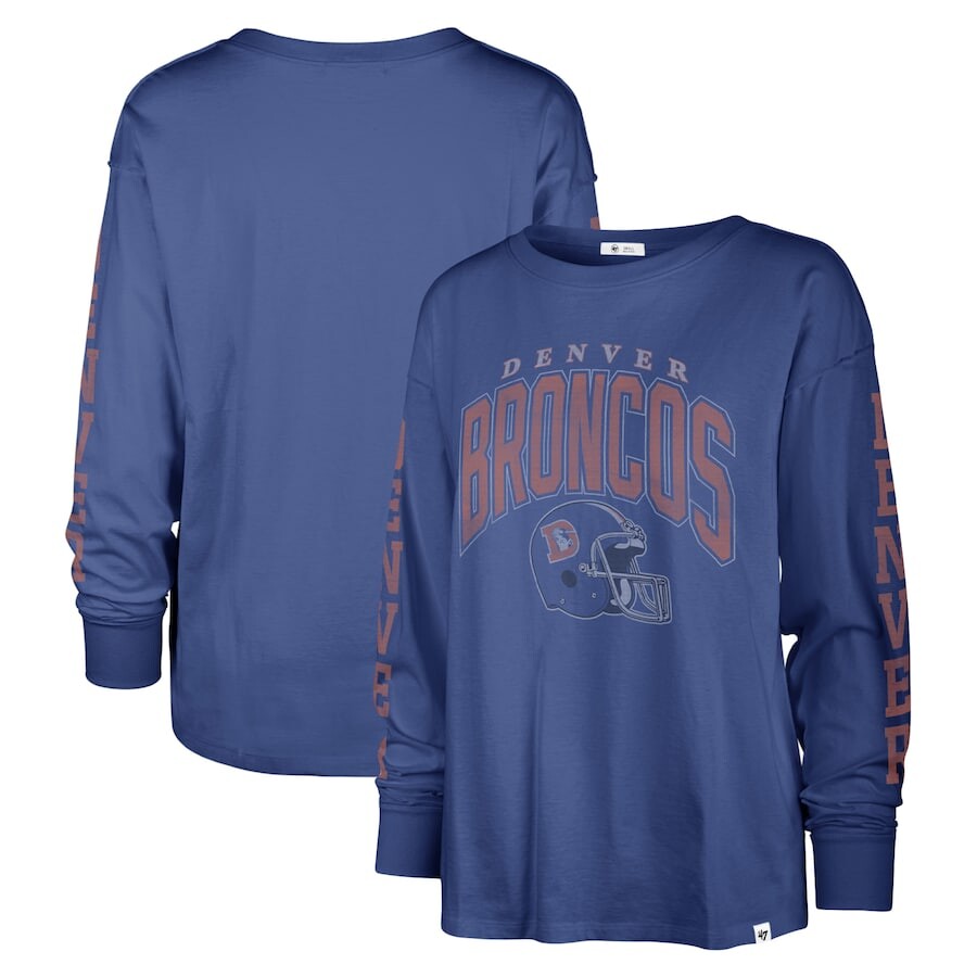 

Футболка с длинным рукавом 47 Denver Broncos, роял