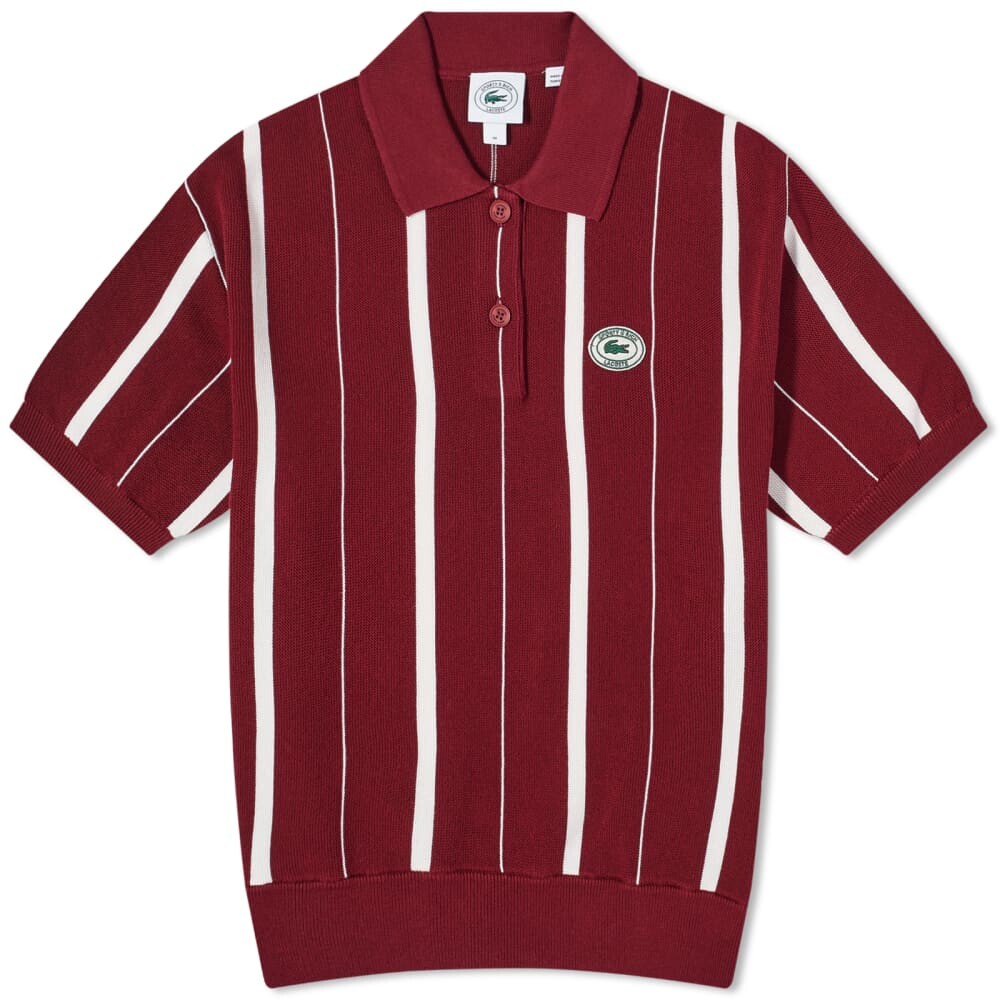

Трикотажное поло в полоску Sporty & Rich x Lacoste