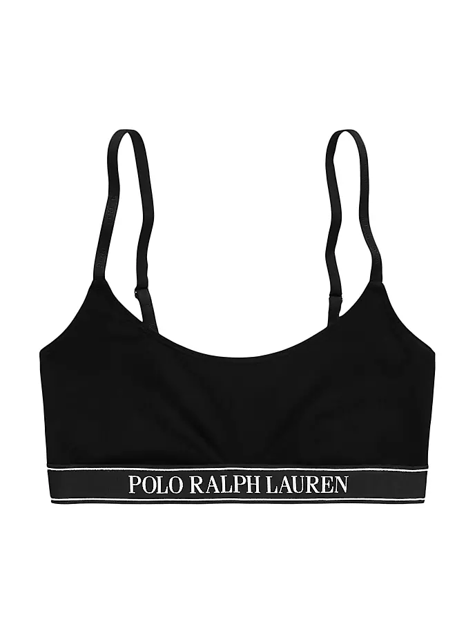 

Бюстгальтер без косточек Essentials Polo Ralph Lauren, цвет onyx