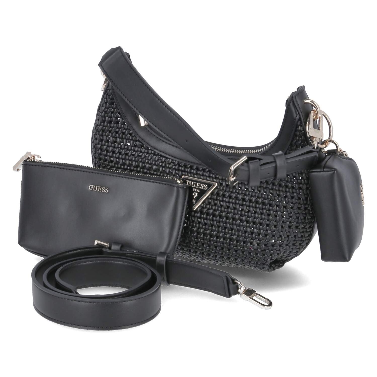 

Сумка через плечо Guess Hobo Bag EMELDA, черный