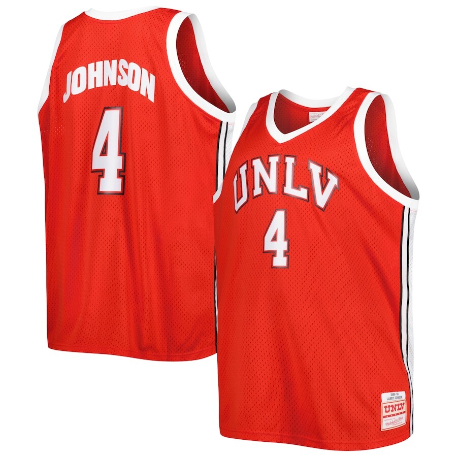 

Джерси Mitchell & Ness Unlv Rebels, алый