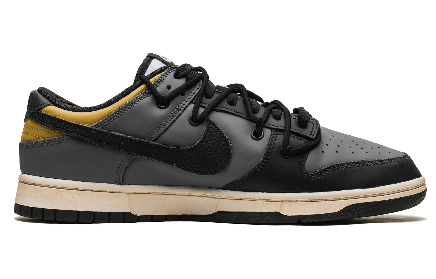 

Кроссовки Nike Dunk Skateboarding Shoes Unisex Low-top Black/Gray, черный/серый