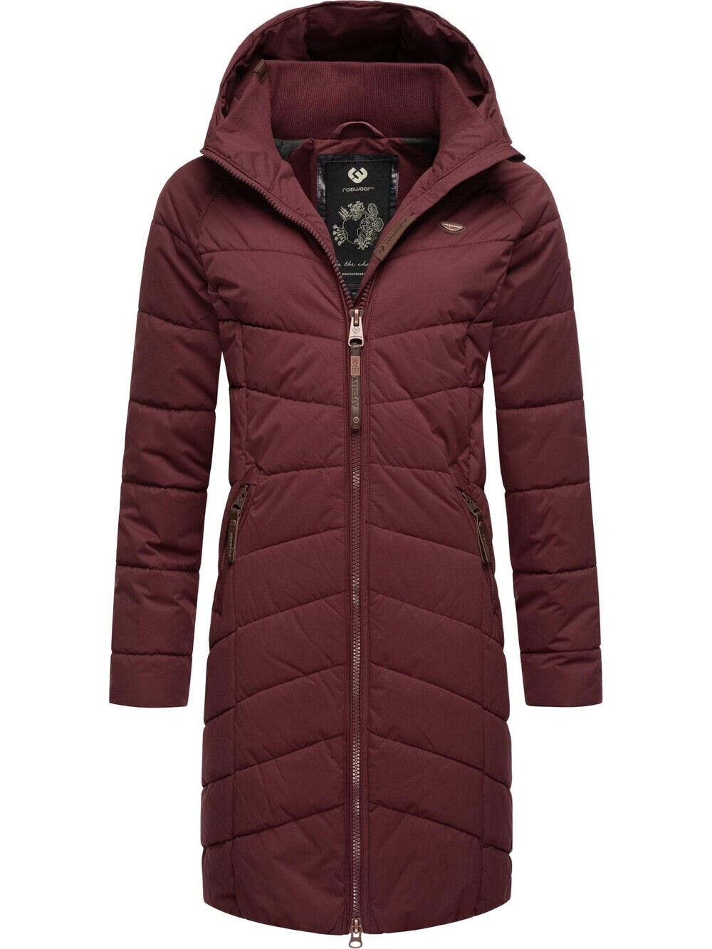 

Зимнее пальто Ragwear Dizzie, красный
