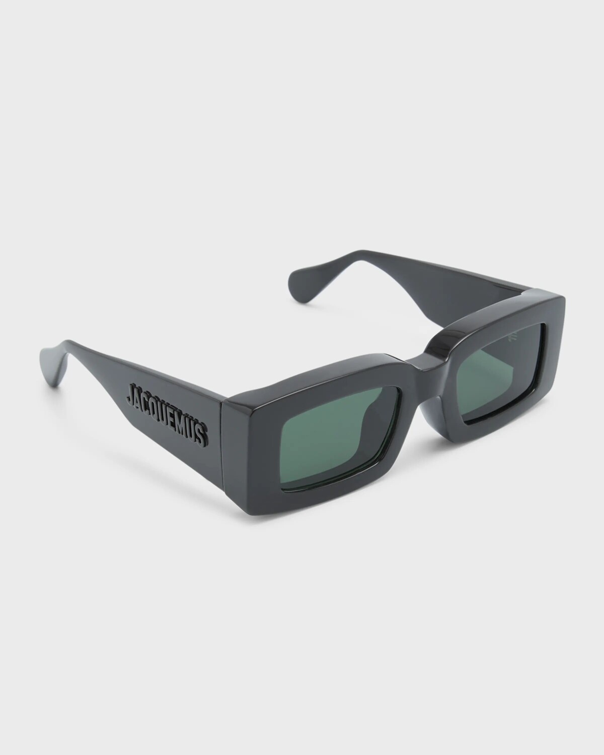 

Солнцезащитные очки Les Lunettes Tupi из нейлона прямоугольной формы Jacquemus, цвет Multi-Black