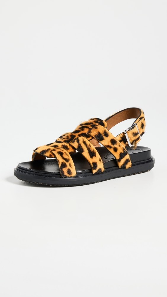 

Сандалии Marni Fussbett Gladiator, золотой