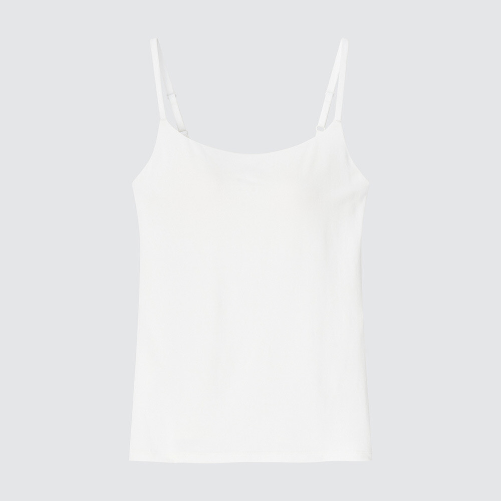 

Топ Uniqlo AIRism Bra с бретельками и подкладками, белый