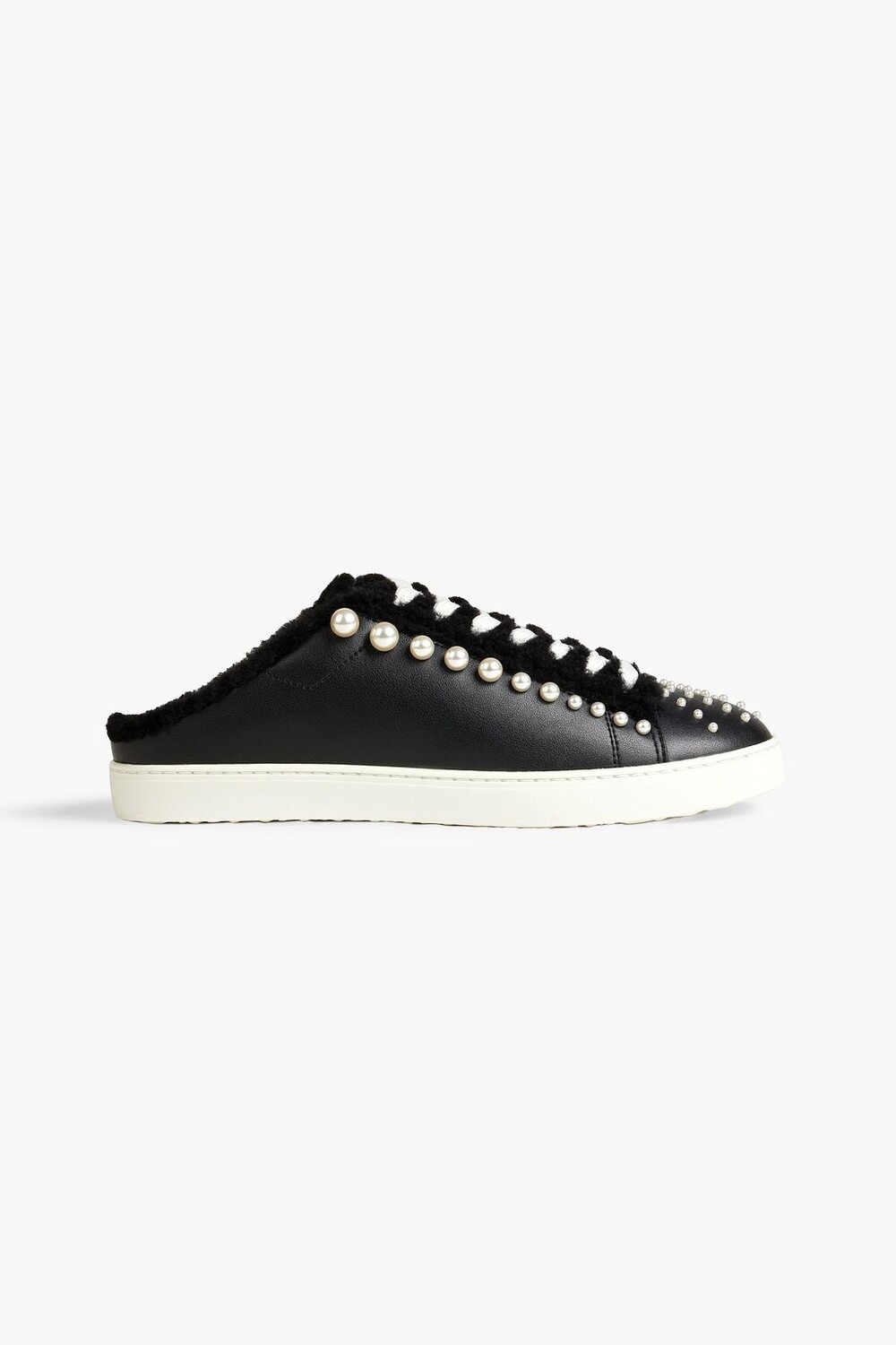 

Кроссовки Goldie Chill из овчины слипоны STUART WEITZMAN, черный