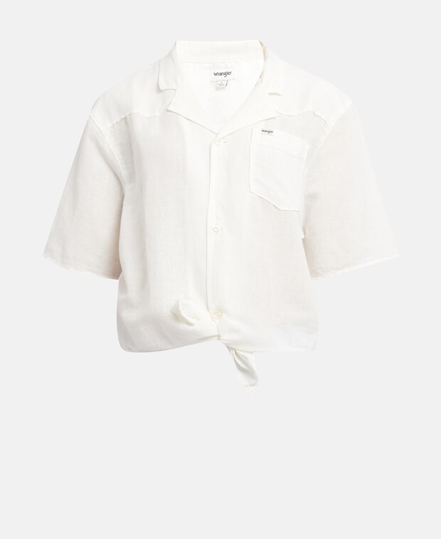 

Льняная блузка Wrangler, цвет Wool White