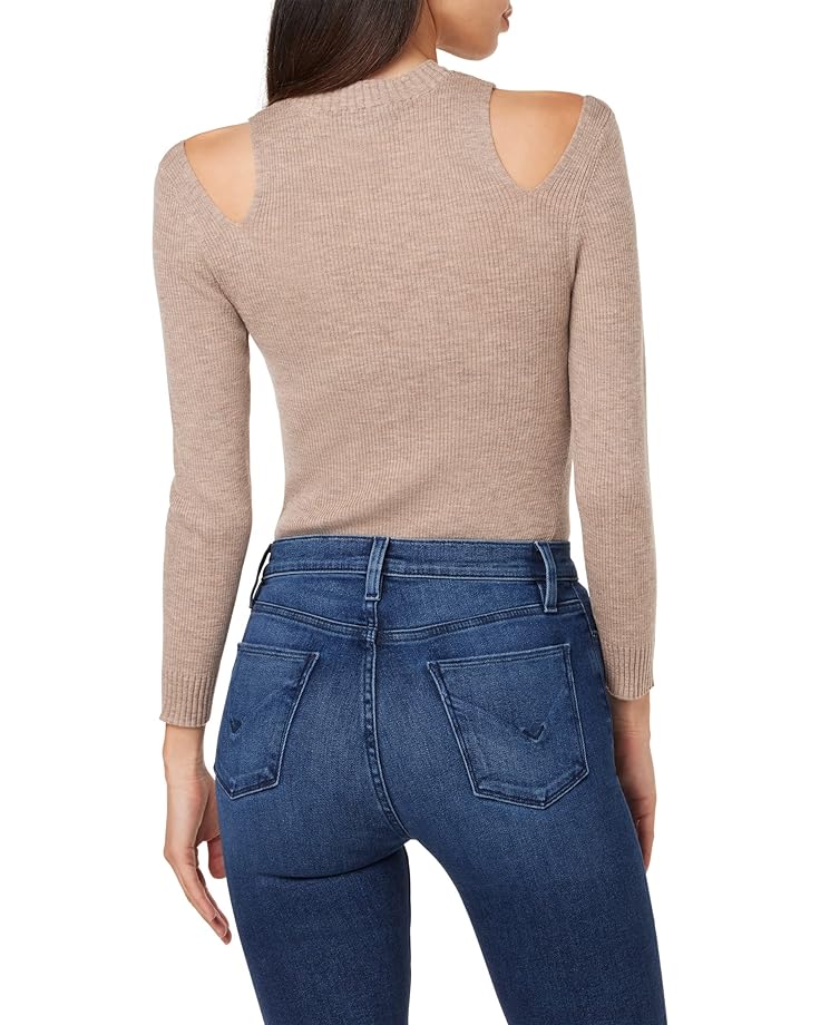 цена Свитер Hudson Jeans Cutout Long Sleeve Sweater, цвет Oatmeal