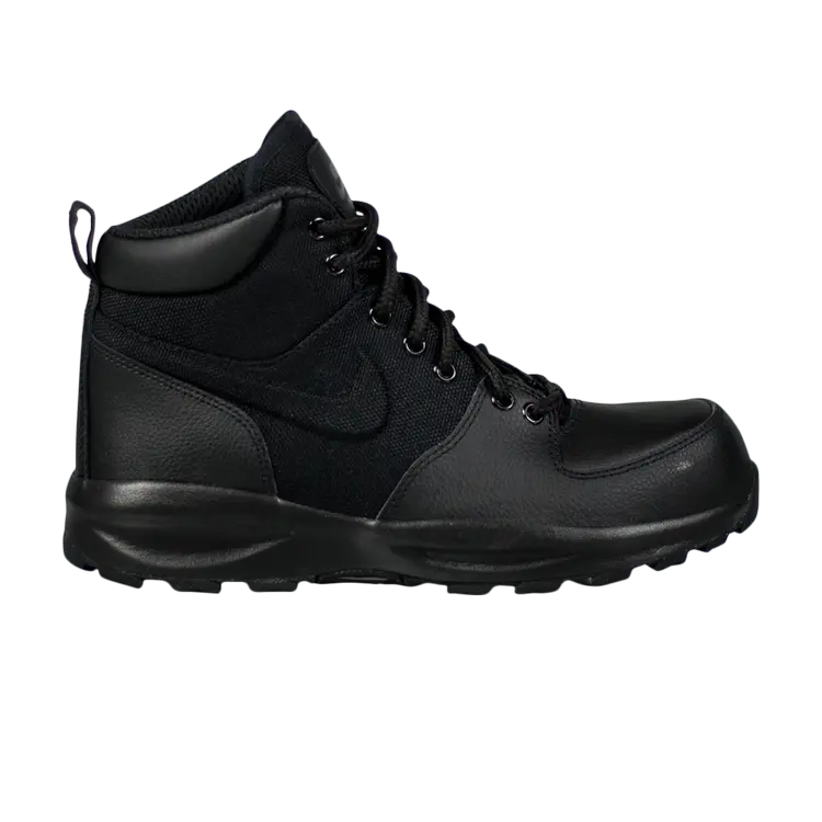 Кроссовки Nike Manoa GS 'Triple Black', черный ботинки nike manoa ps triple black черный