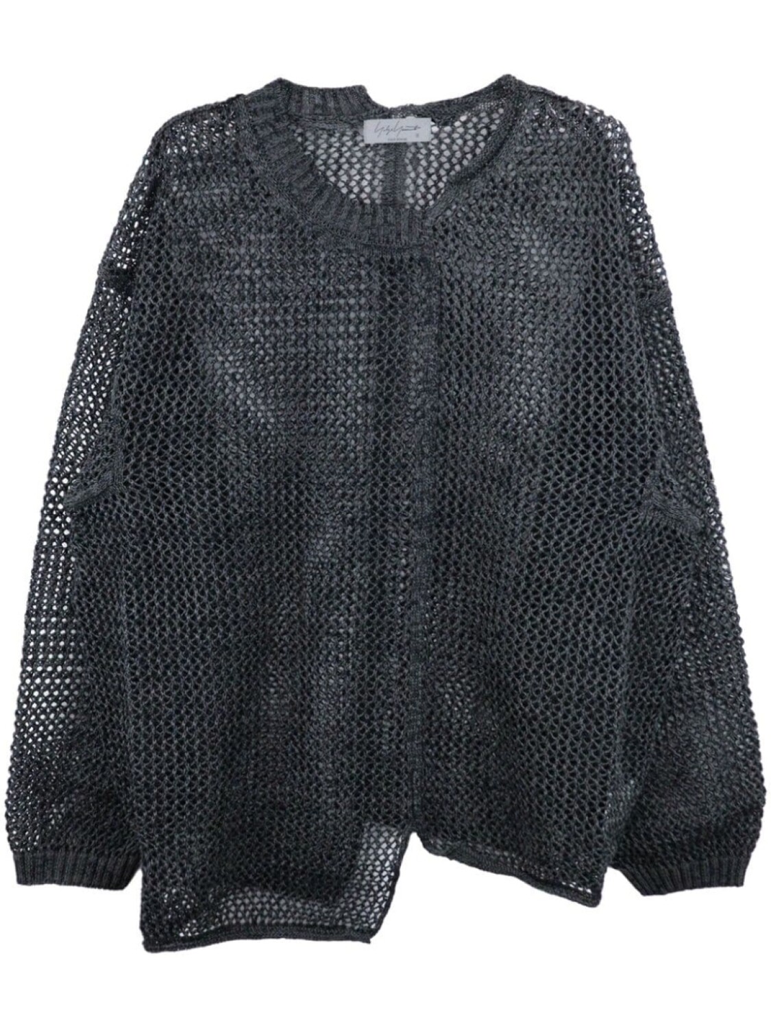 

Джемпер асимметричного кроя Yohji Yamamoto, черный